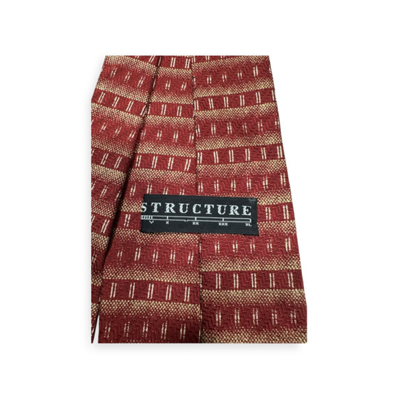 Structure Silk Pattern Formal Tie for - Sophisticated Fashion One‎ Size - Picture 5 of 8